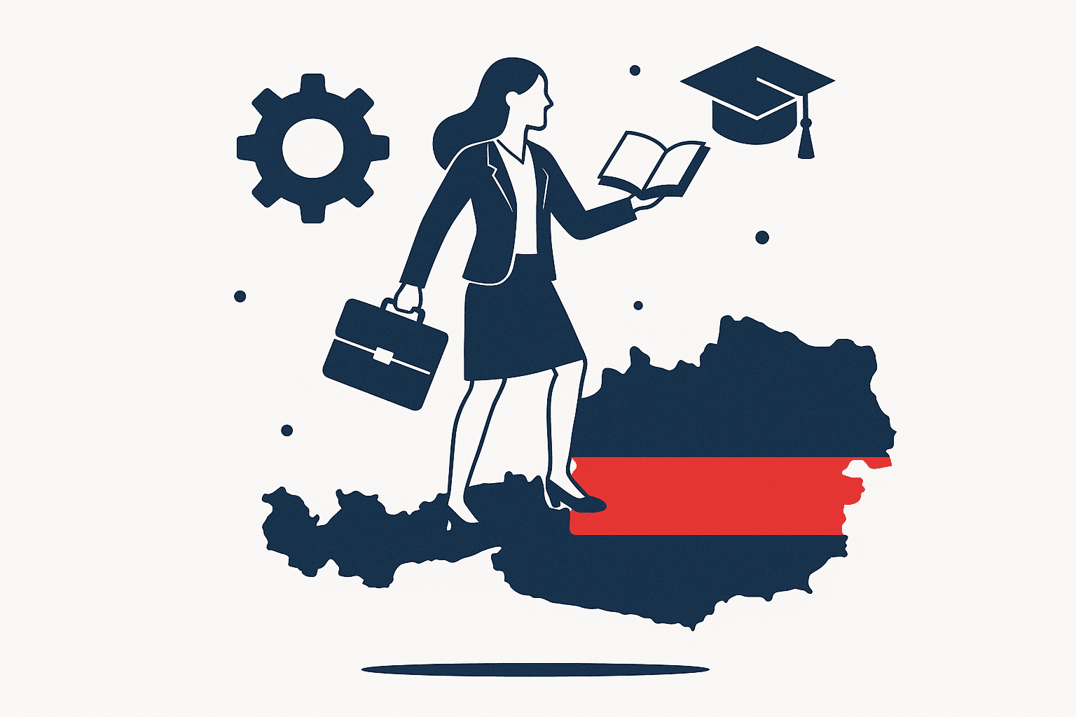 Symbolbild zum Thema: Wie kann ich Arbeit und Studium in Österreich effektiv kombinieren?